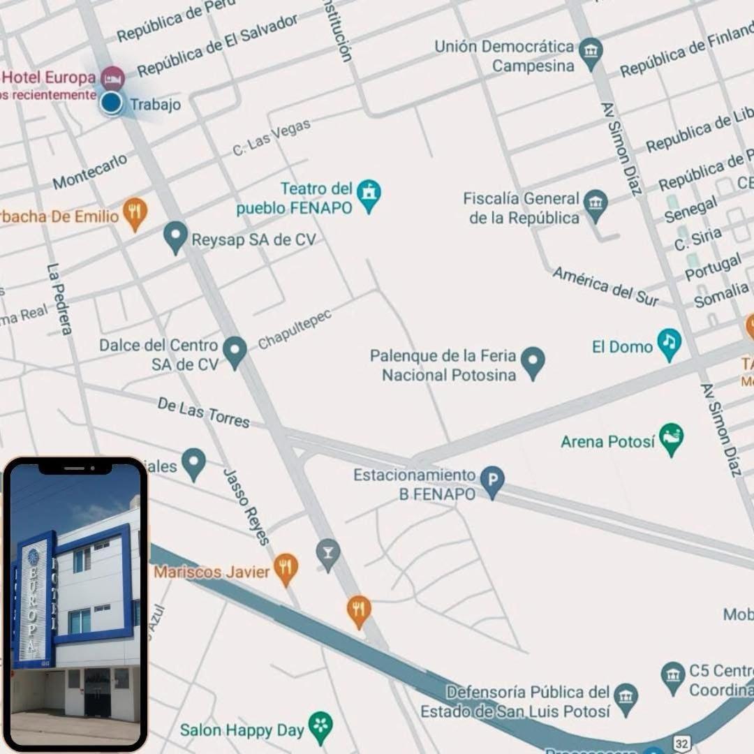 Hotel Europa San Luis Potosí Eksteriør bilde